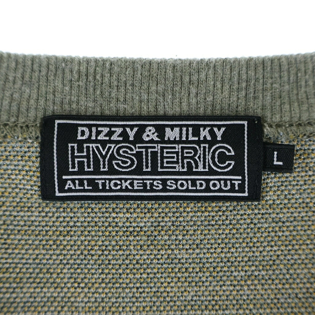 HYSTERIC GLAMOUR(ヒステリックグラマー) 25SS POOL SIDE JACQUARD SWEAT SHIRT プールサイド ジャカード スウェットシャツ トレーナー マルチカラー 02251CS01