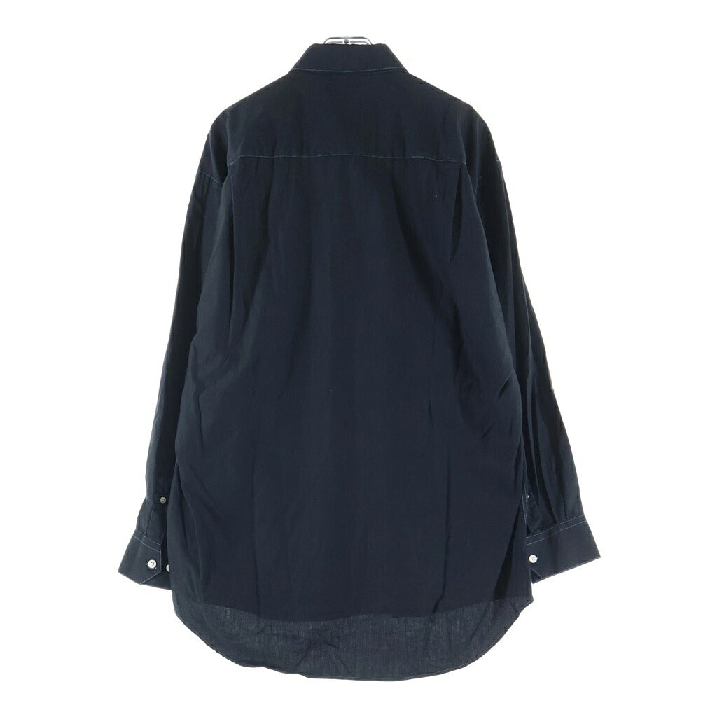 Christian Dior(クリスチャンディオール) 90S Plain Dress Shirt プレーンドレスシャツ 長袖シャツ ブラック