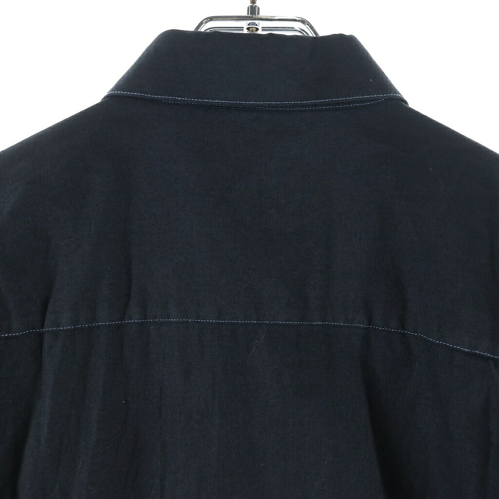 Christian Dior(クリスチャンディオール) 90S Plain Dress Shirt プレーンドレスシャツ 長袖シャツ ブラック