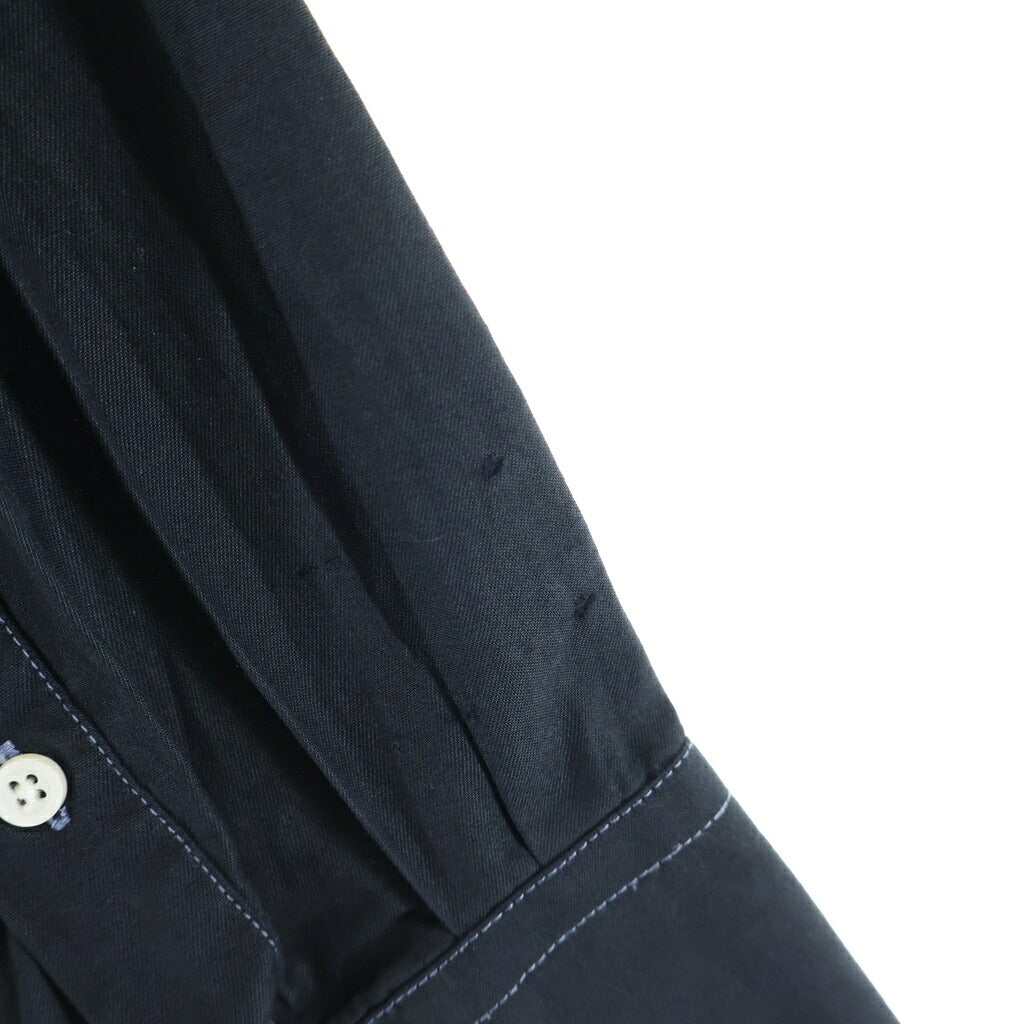 Christian Dior(クリスチャンディオール) 90S Plain Dress Shirt プレーンドレスシャツ 長袖シャツ ブラック