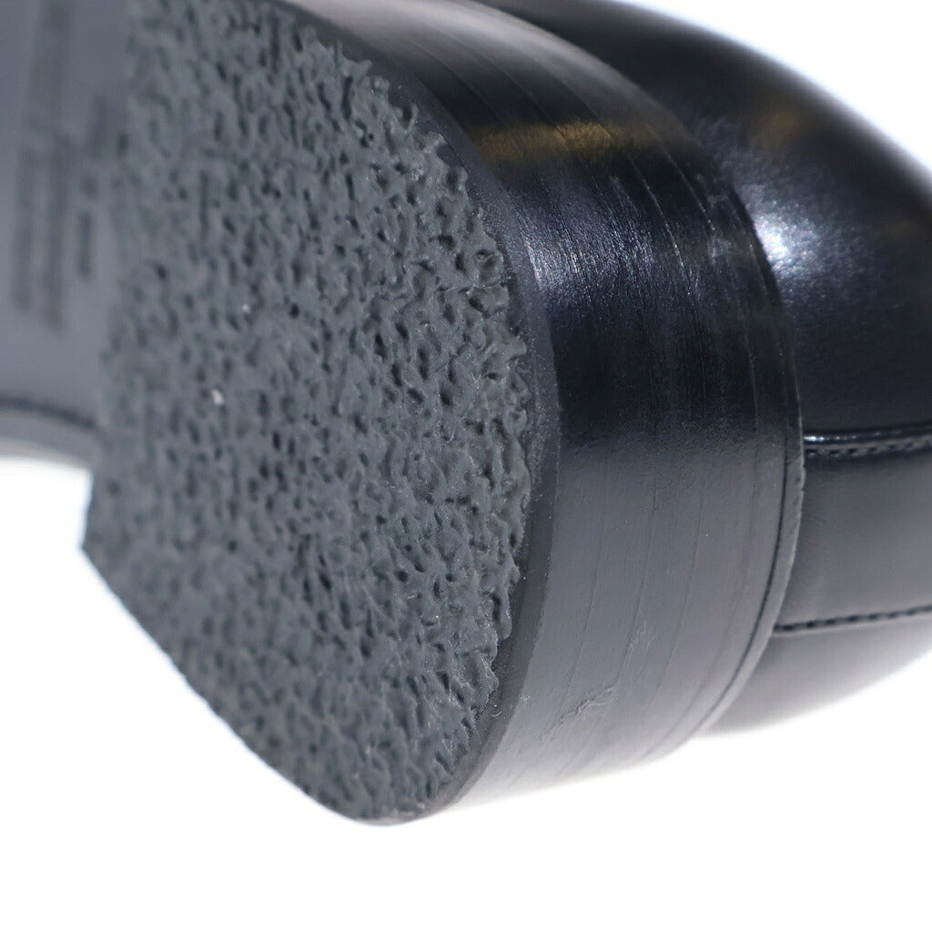 ENFANTS RICHES DEPRIMES(アンファンリッシュデプリメ) Black Monk Loafer ブラックモンクローファー ベルテッドレザードレスシューズ ブラック