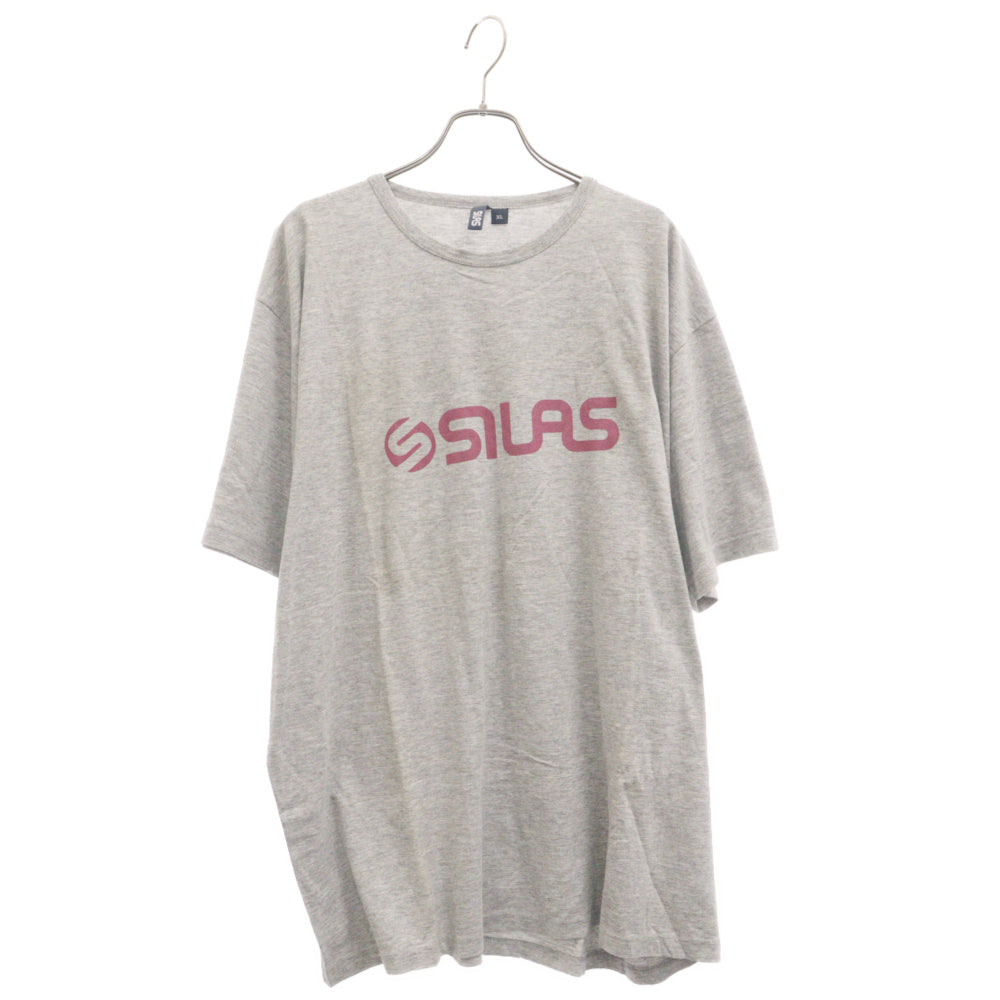SILAS(サイラス) 00s ロゴプリント コットン 半袖 Tシャツ グレー