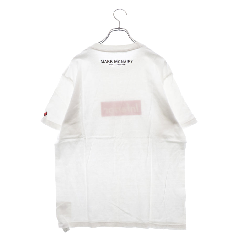 MARK MCNAIRY(マークマクナイリー) Inferior ボックスロゴ 半袖 Tシャツ ホワイト