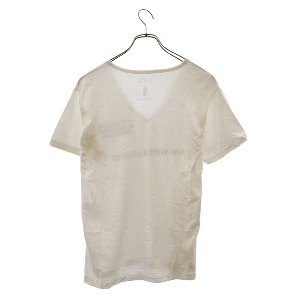 WACKO MARIA(ワコマリア) 00s 初期 Vネック コットン プリント 半袖 Tシャツ ホワイト