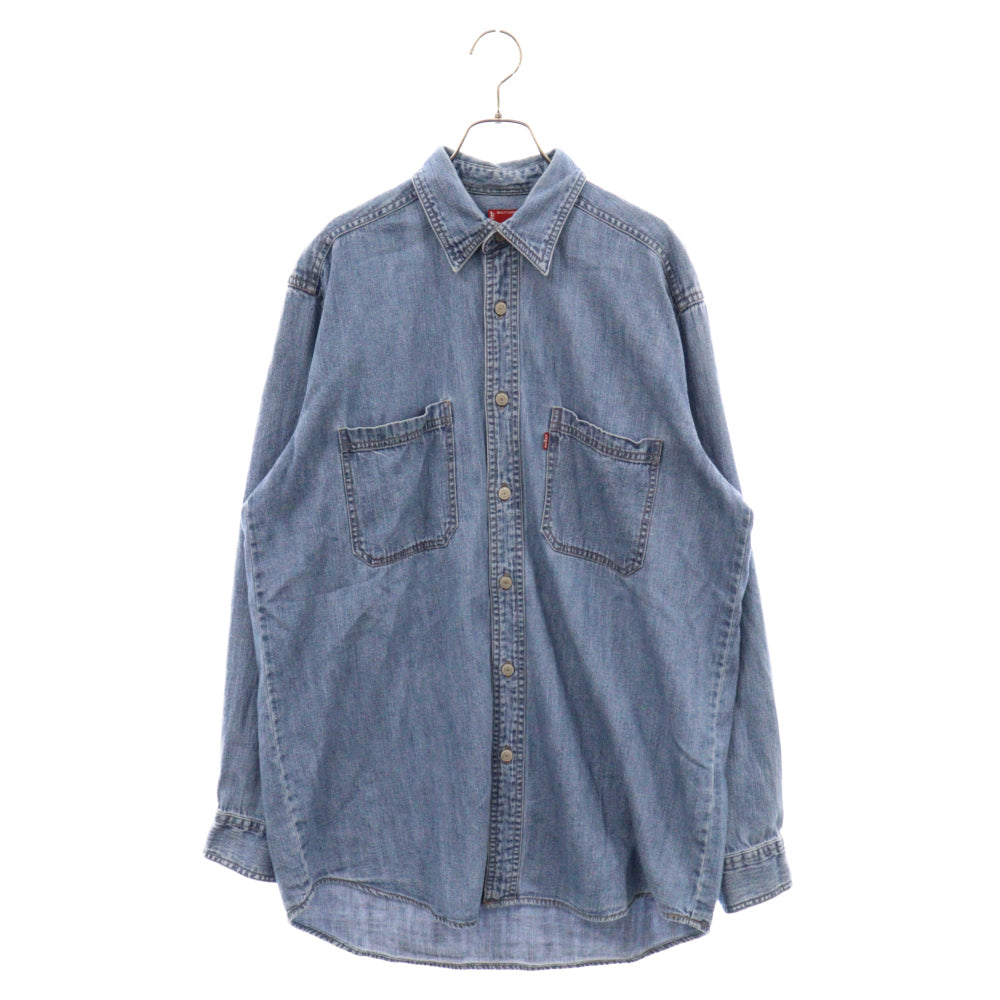 Levi's(リーバイス) ポケット付き デニム 長袖シャツ インディゴ
