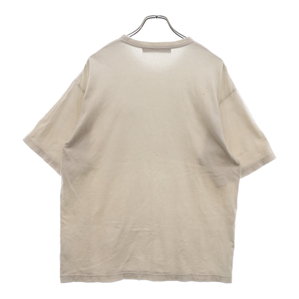STUDIO SEVEN(スタジオセブン) ボックスロゴオーバーサイズクルーネック半袖Tシャツ ホワイト