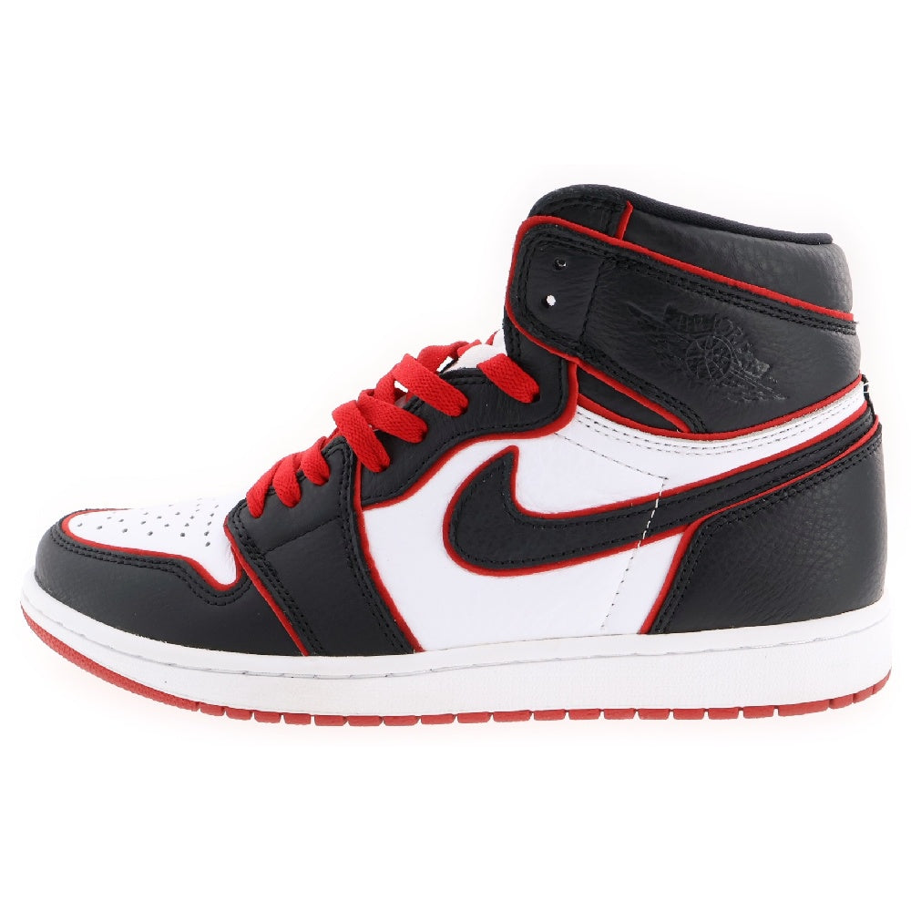 NIKE(ナイキ) AIR JORDAN 1 RETRO HIGH OG エアジョーダン1 ブラッドライン ハイカットスニーカー US10/28cm ブラック/ホワイト/レッド 555088-062