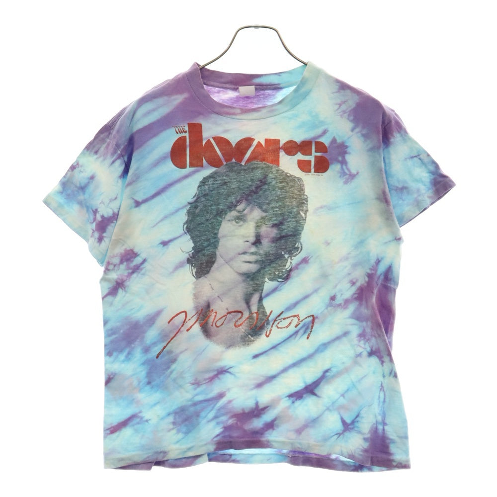 VINTAGE(ヴィンテージ) 80s Jim Morrison The Doors TEE ジム・モリソン タイダイ 半袖Tシャツ カットソー バンドT ブルー/パープル