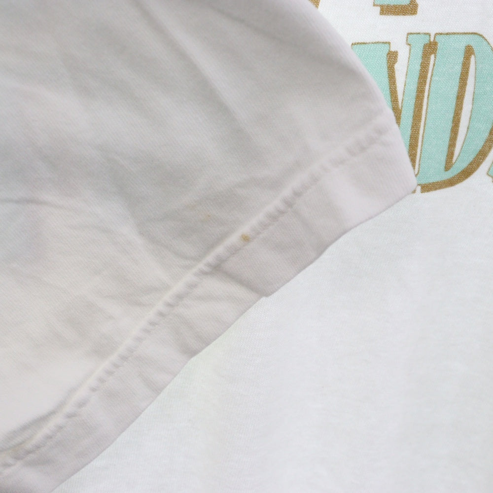 WAVY&ERIENDS(ウェイビーアンドフレンズ) フロントロゴ プリント 半袖Tシャツ カットソー ホワイト