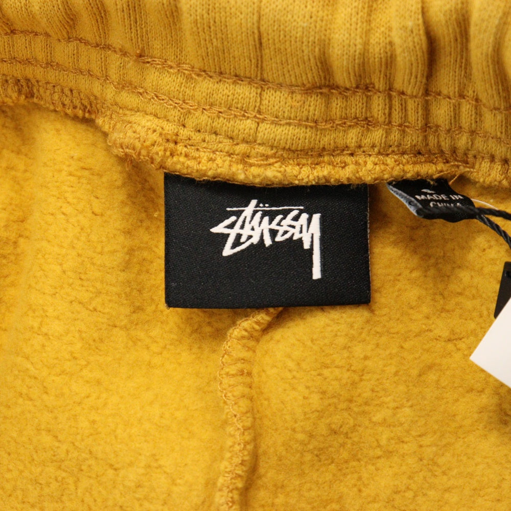 STUSSY(ステューシー) SIMONE CONTRAST POKET SKIRT コットン ナイロン切替 スウェットスカート マスタード/ブラック レディース 21485