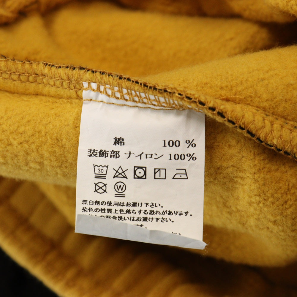 STUSSY(ステューシー) SIMONE CONTRAST POKET SKIRT コットン ナイロン切替 スウェットスカート マスタード/ブラック レディース 21485
