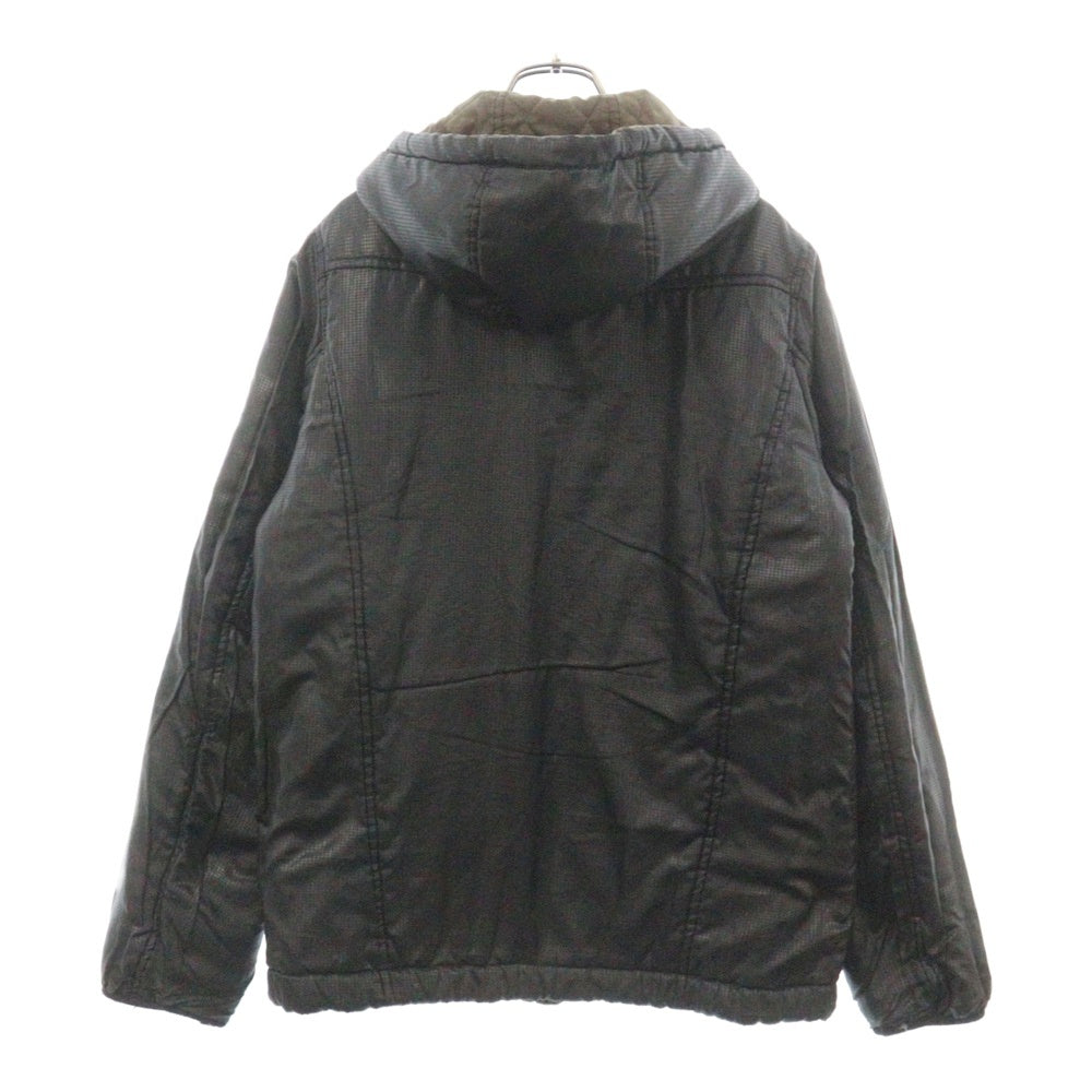 JUN MEN(ジュンメン) リバーシブルポリエステルジャケット フーディー ブラウン