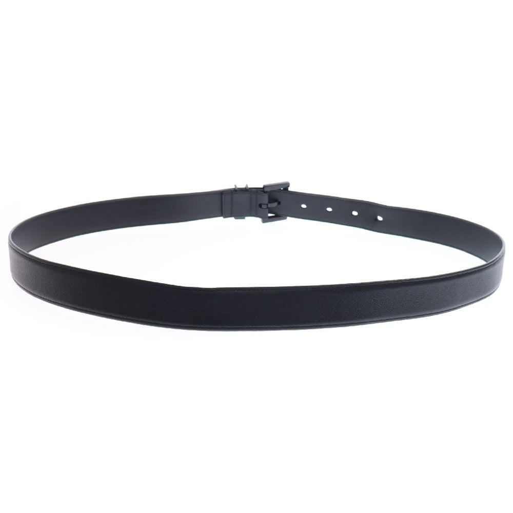 SAINT LAURENT PARIS(サンローランパリ) カサンドラ バックルレザーベルト ブラック 634440