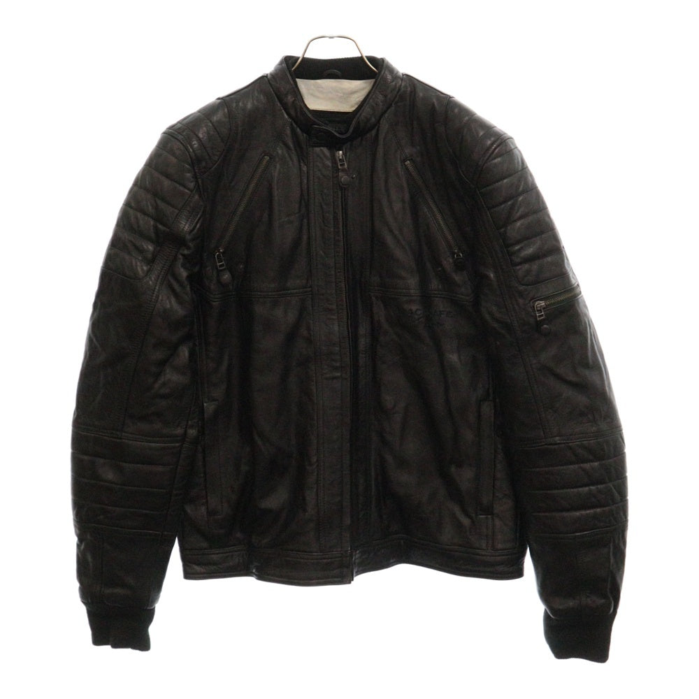 Black-Cafe London(ブラックカフェロンドン) AUTHENTIC CAFE RACE JACKET オーセンティック カフェ レーシング レザージャケット ブラック BCL15812