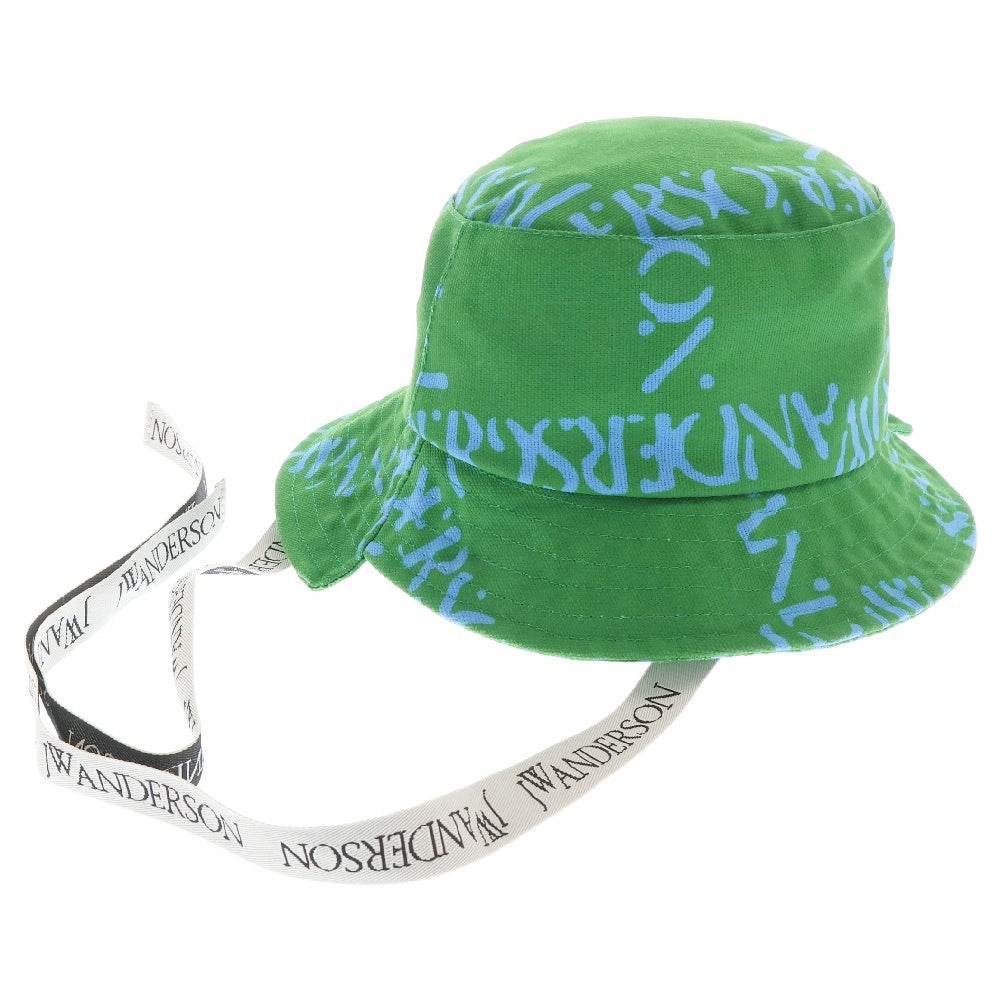 J.W.ANDERSON(ジェー ダブリュー アンダーソン) 22SS フィッシャーマンハット ポリエステル バケットハット グリーン AC0101FA0065500