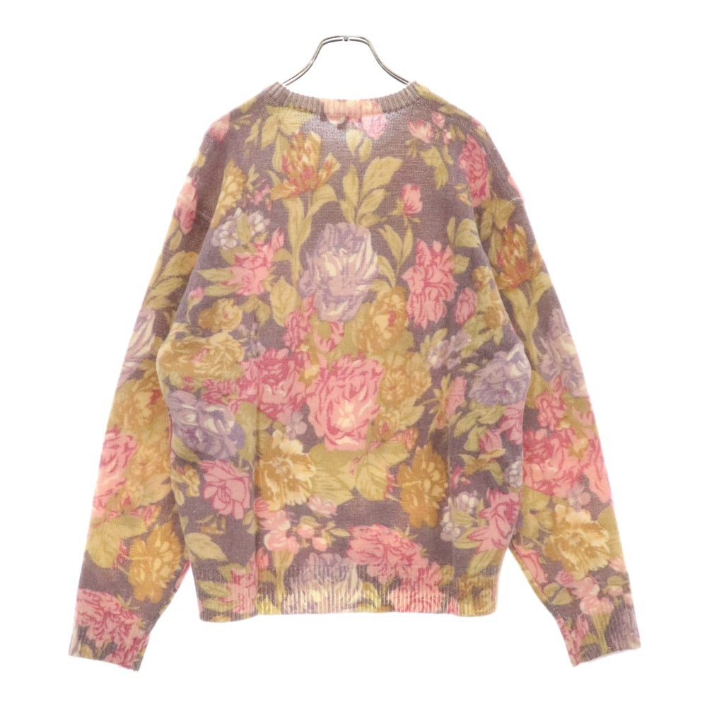 SUPREME(シュプリーム) 19SS Printed Floral Angora Sweater フローラル プリント アンゴラ クルーネックニットセーター マルチ
