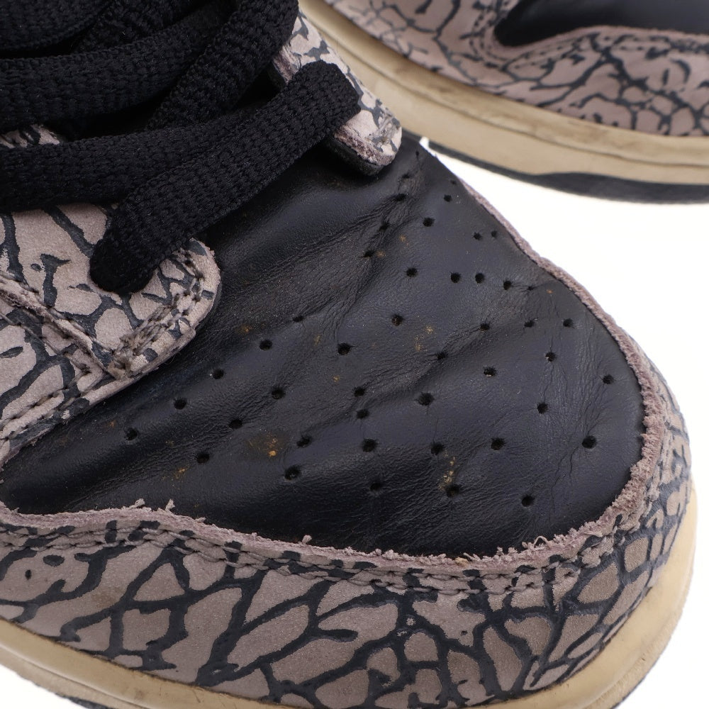 NIKE(ナイキ) 【観賞用】02AW × SUPREME シュプリーム ダンクロープロエスビー ブラックセメント ローカットスニーカー ブラック/グレー US9.5/27.5cm 304292-131