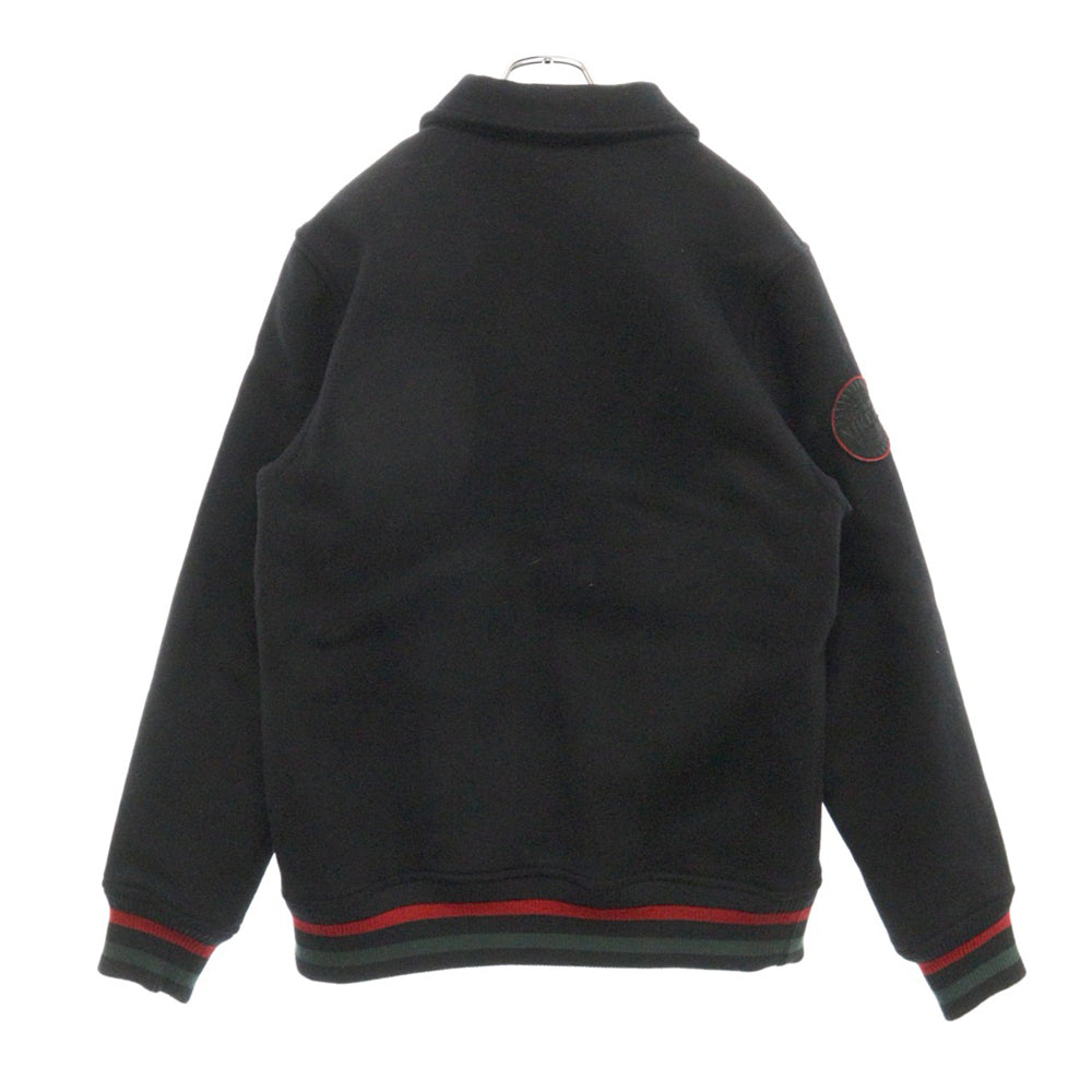 NIKE SB(ナイキエスビー) Wool Varsity Bomber Jacket ウール バーシティボンバージャケット スタジャン ブルゾン ブラック 275256-010