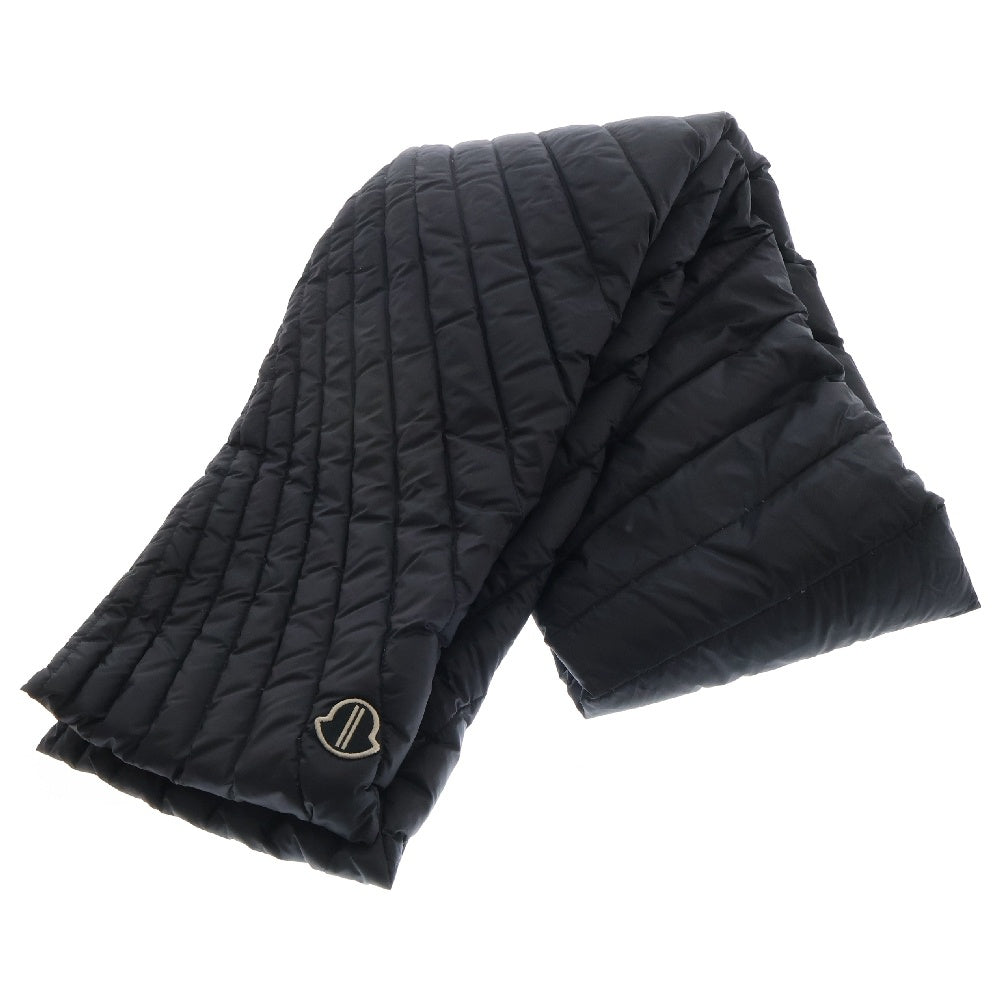 MONCLER(モンクレール) 23AW x Rick Owens Radiance Scarf リックオウエンス ラディアンス スカーフ ダウンマフラー ブラック I209N3C00003 M3632