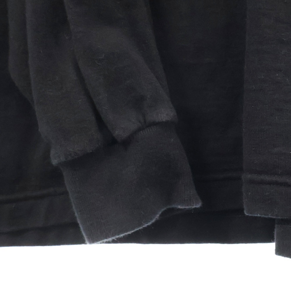 WTAPS(ダブルタップス) 22AW WTUBE L/S TEE フロントポケット ロングスリーブ 長袖Tシャツ ブラック 222ATDT-CSM11