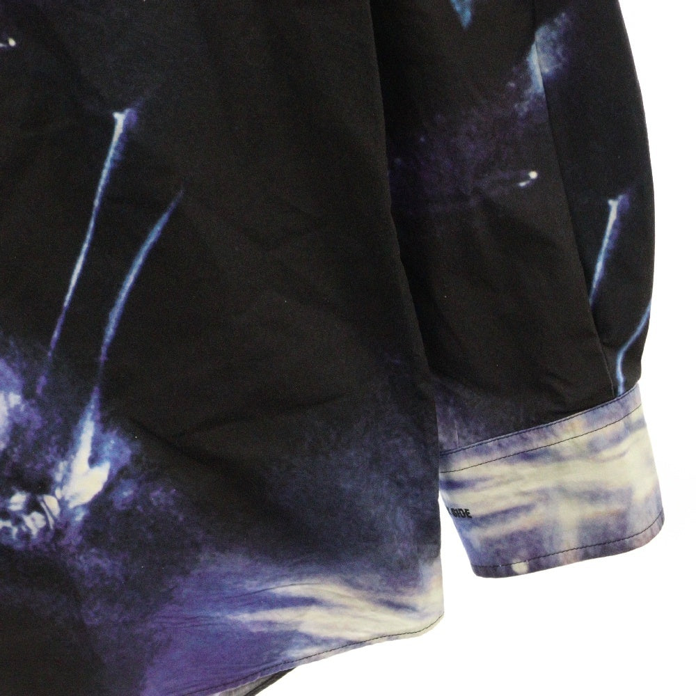 VETEMENTS(ヴェトモン) ×STARWARS スターウォーズ グラフィックオーバーサイズ 長袖シャツ ブラック USW21SH032