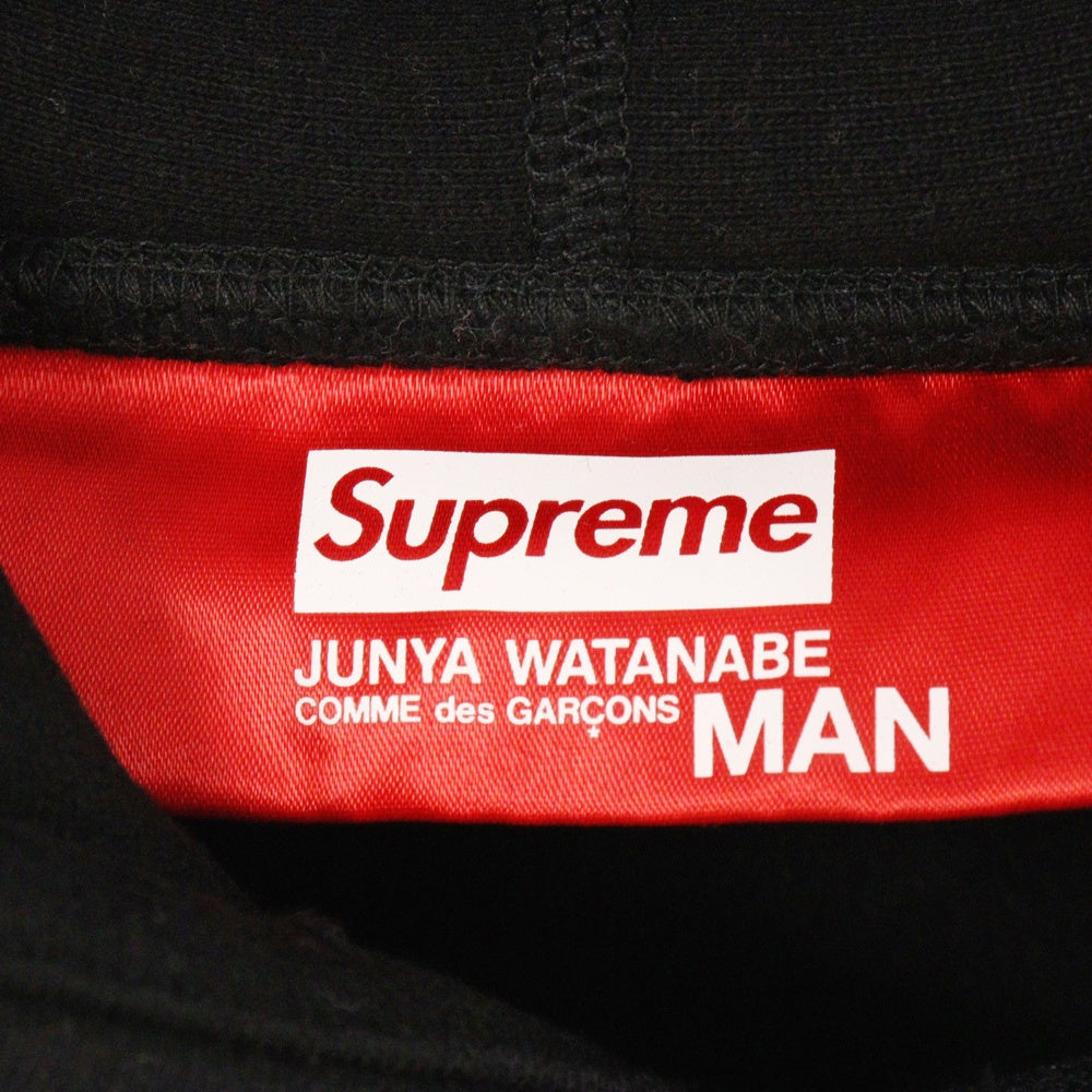 SUPREME(シュプリーム) 21AW×JUNYA WATANABE COMME des GARCONS MAN Hooded Sweatshirt ジュンヤワタナベ コムデギャルソンマン ロゴプリント スウェット プルオーバーパーカー