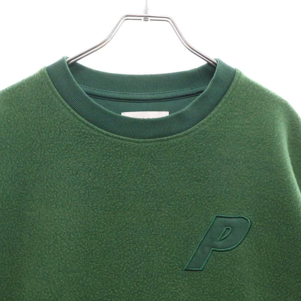 Palace Skateboards(パレススケートボーズ) 23AW REVERSE P-3 CREW リバース P-3 バックロゴ クルーネックスウェットトレーナー グリーン