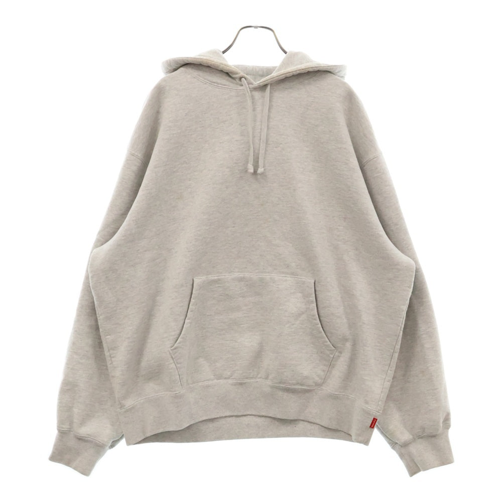 SUPREME(シュプリーム) 22AW Satin Applique Hooded Sweatshirt サテン アップリケ フーデッド スウェットプルオーバ ーパーカー フーディー グレー