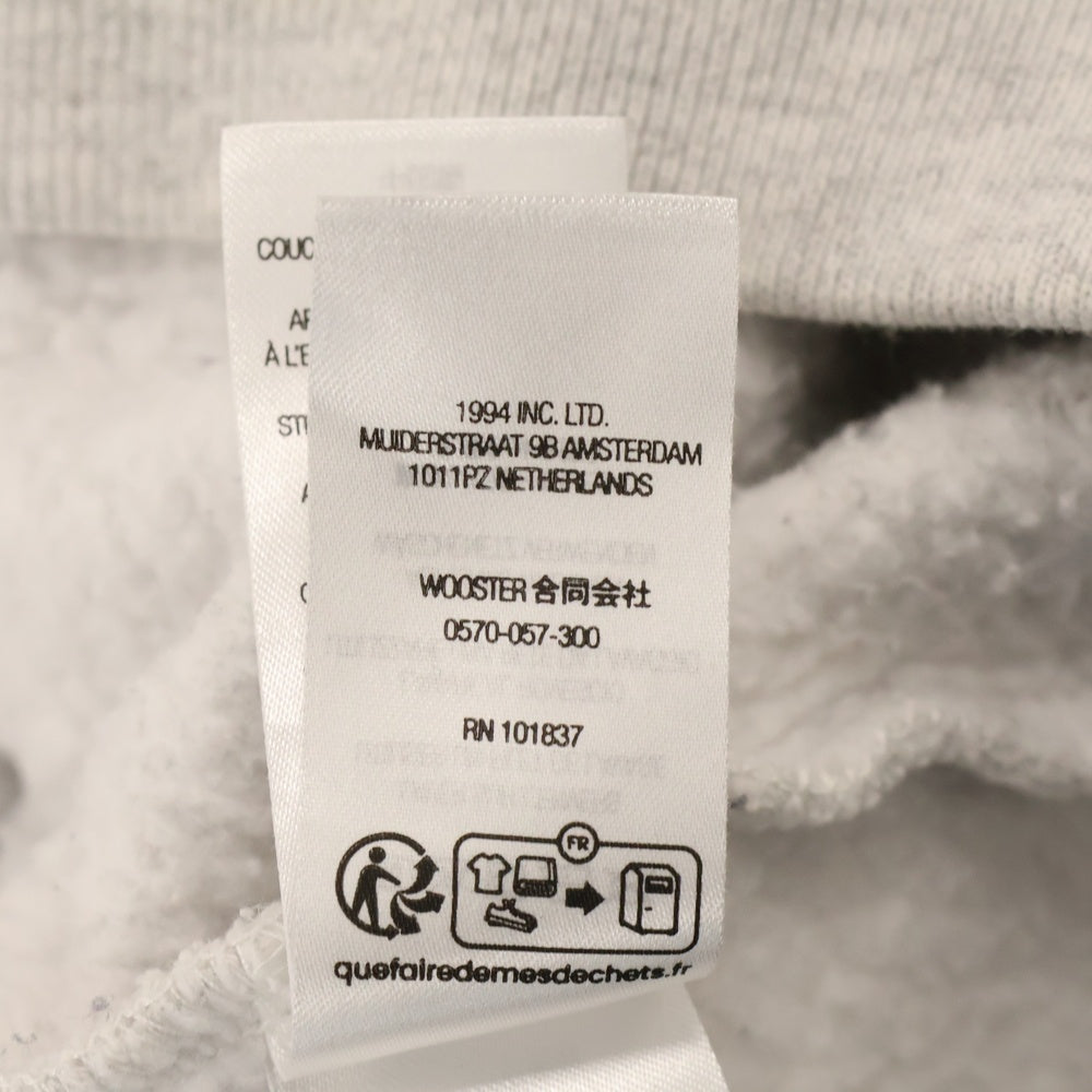 SUPREME(シュプリーム) 22AW Satin Applique Hooded Sweatshirt サテン アップリケ フーデッド スウェットプルオーバ ーパーカー フーディー グレー