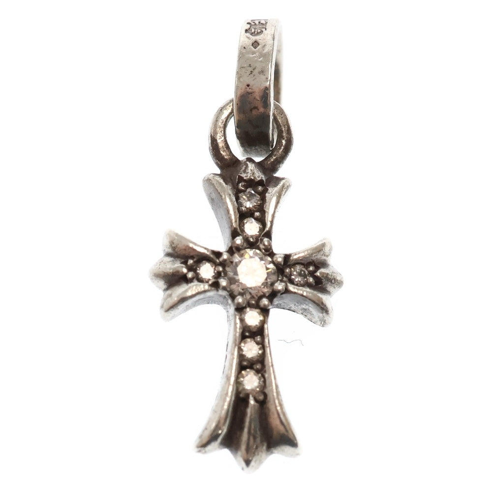 CHROME HEARTS(クロムハーツ) CRS BBYFAT P DMND ベイビーファット PAVEダイヤ ペンダントトップ シルバー BCA234