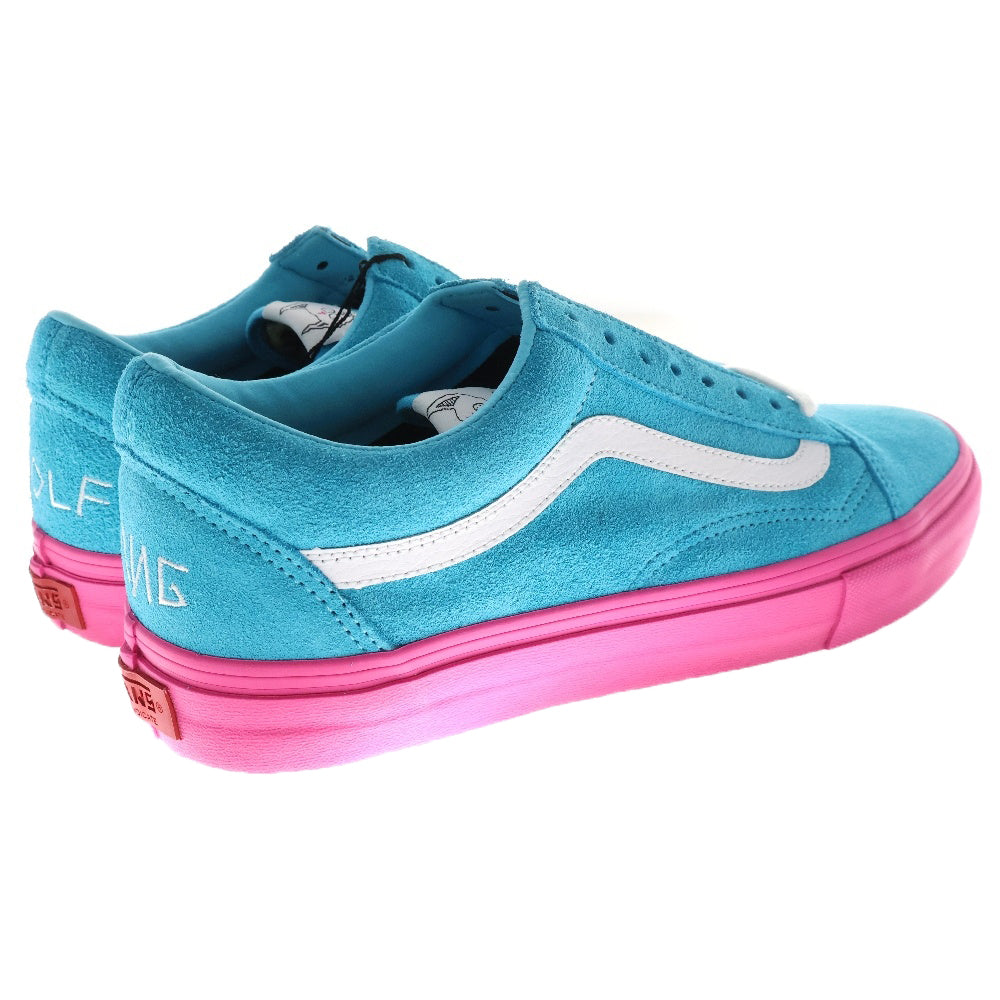 VANS(ヴァンズ) ×Golf Wang Old Skool Pro S Odd Future ゴルフワン オールドスクールプロ ローカットスニーカー ブルー/ピンク US9.5/27.5cm VN-0QHMF5E