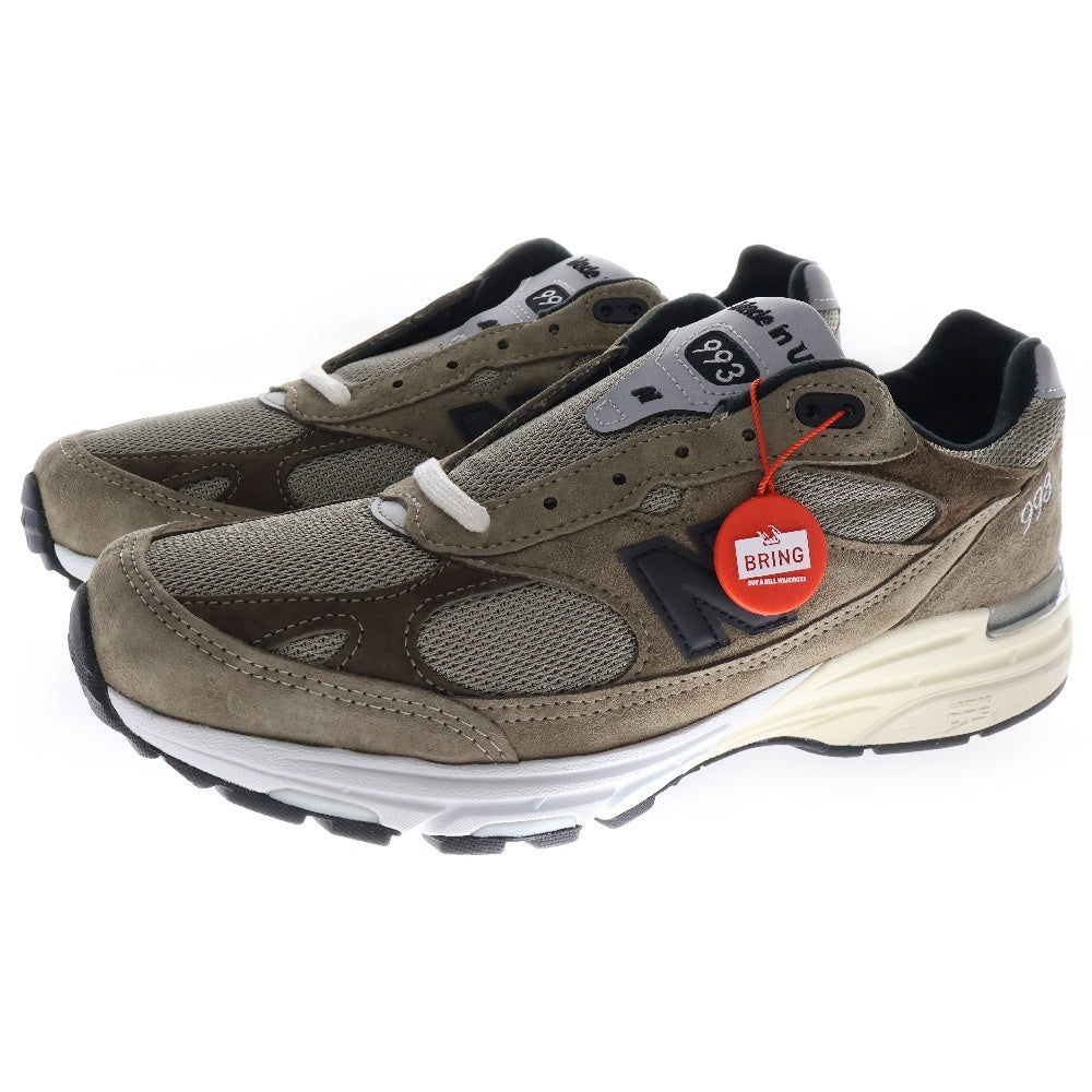 New Balance(ニューバランス) ×JJJJound 993 Mushroom/White ジョウンド 993 マッシュルーム/ホワイト ローカットスニーカー ベージュ US9.5/27.5cm U993JJ