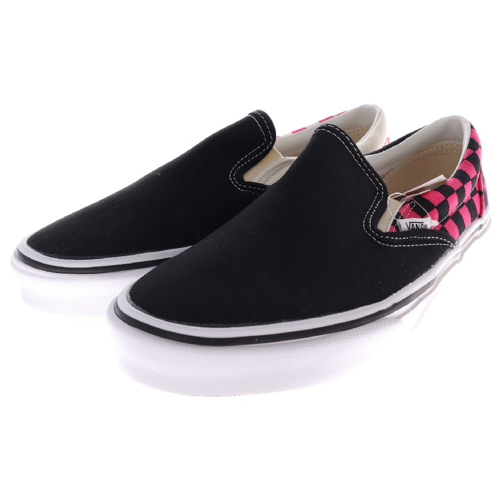 VANS(ヴァンズ) ×BILLYS V98R BILLYS 3rd ANNIVERSARY SLIP ON ビリーズ 3周年記念 スリッポン ローカットスニーカー ブラック/ホワイト/ピンク US10/28cm 564955-0001