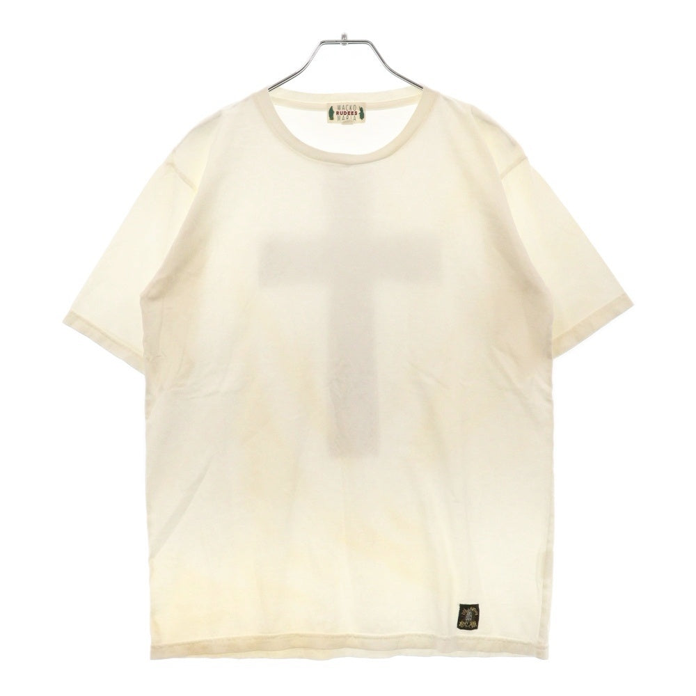WACKO MARIA(ワコマリア) 初期 ケルトクロス バックプリント 半袖Tシャツ カットソー ホワイト