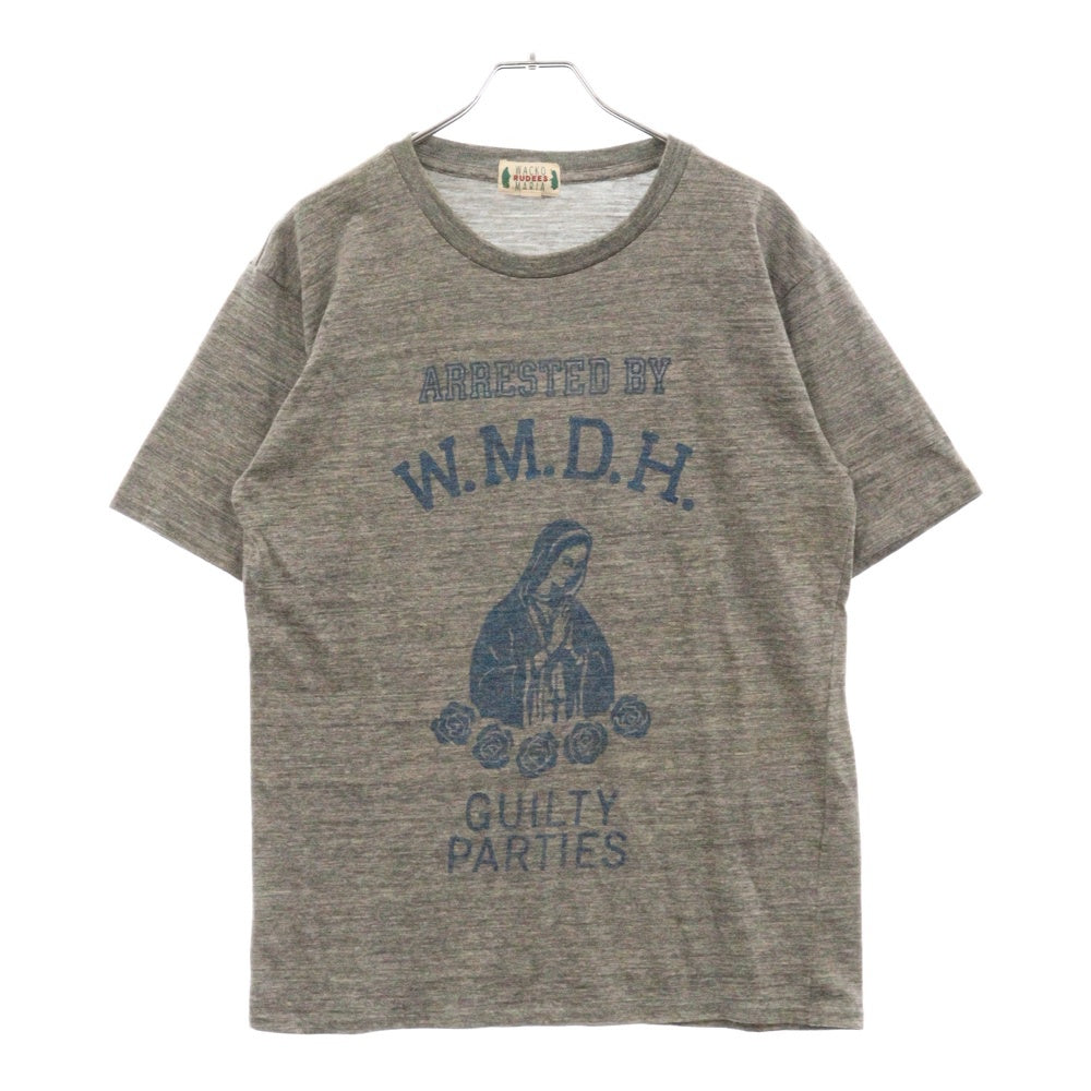 WACKO MARIA(ワコマリア) 初期 マリア フロントプリント 半袖Tシャツ カットソー グレー