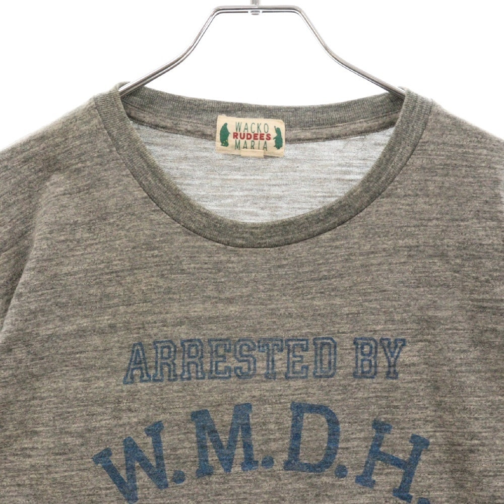 WACKO MARIA(ワコマリア) 初期 マリア フロントプリント 半袖Tシャツ カットソー グレー