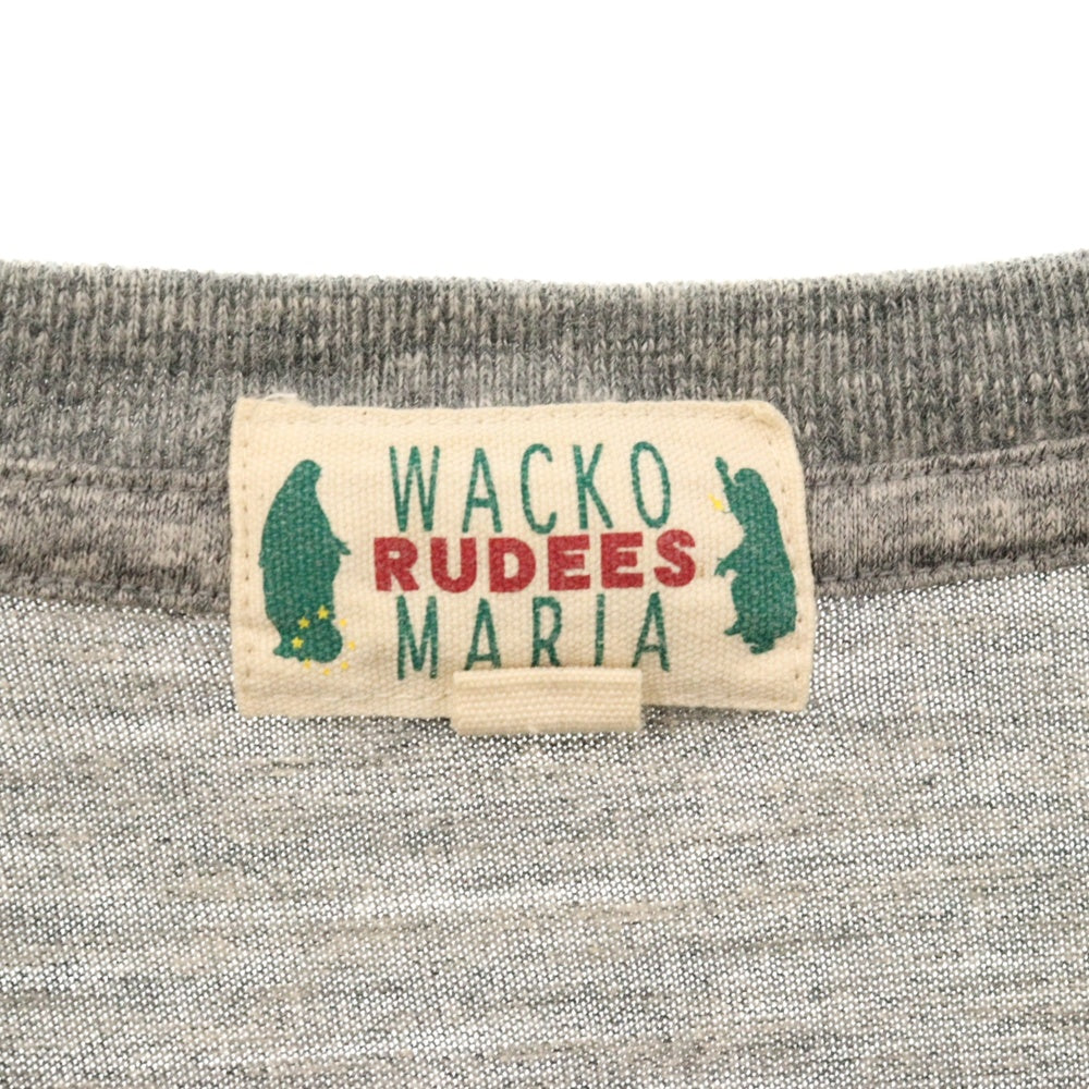 WACKO MARIA(ワコマリア) 初期 マリア フロントプリント 半袖Tシャツ カットソー グレー