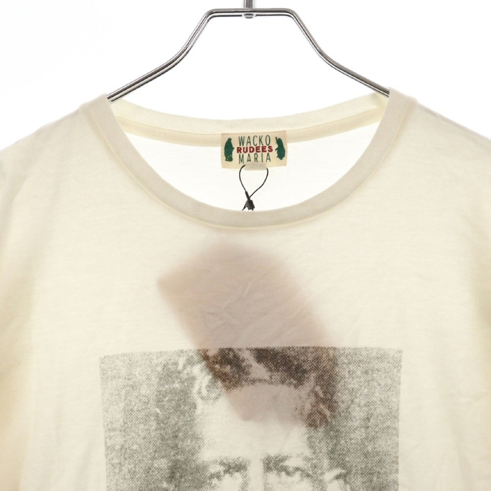 WACKO MARIA(ワコマリア) 初期 CHARLEY PATTON フォトプリント クルーネック 半袖Tシャツ カットソー ホワイト