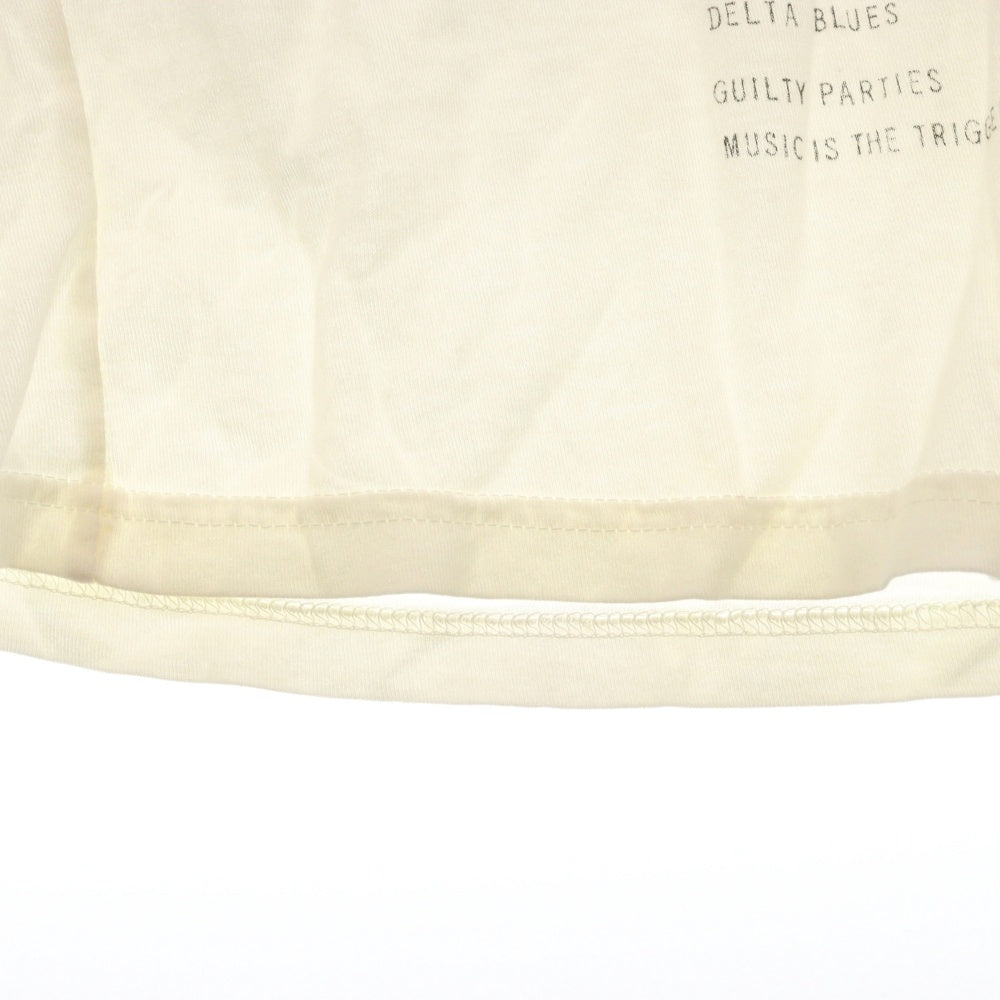 WACKO MARIA(ワコマリア) 初期 CHARLEY PATTON フォトプリント クルーネック 半袖Tシャツ カットソー ホワイト