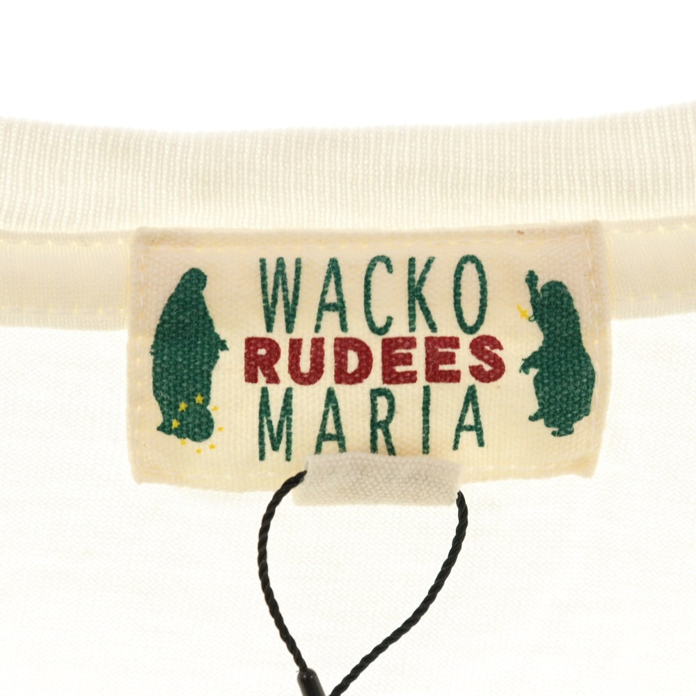 WACKO MARIA(ワコマリア) 初期 CHARLEY PATTON フォトプリント クルーネック 半袖Tシャツ カットソー ホワイト