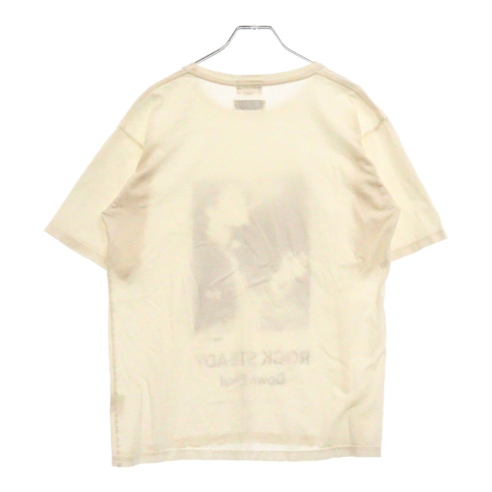 WACKO MARIA(ワコマリア) 初期 ROCK STEADY Down Beat フォトプリント 半袖Tシャツ カットソー ホワイト