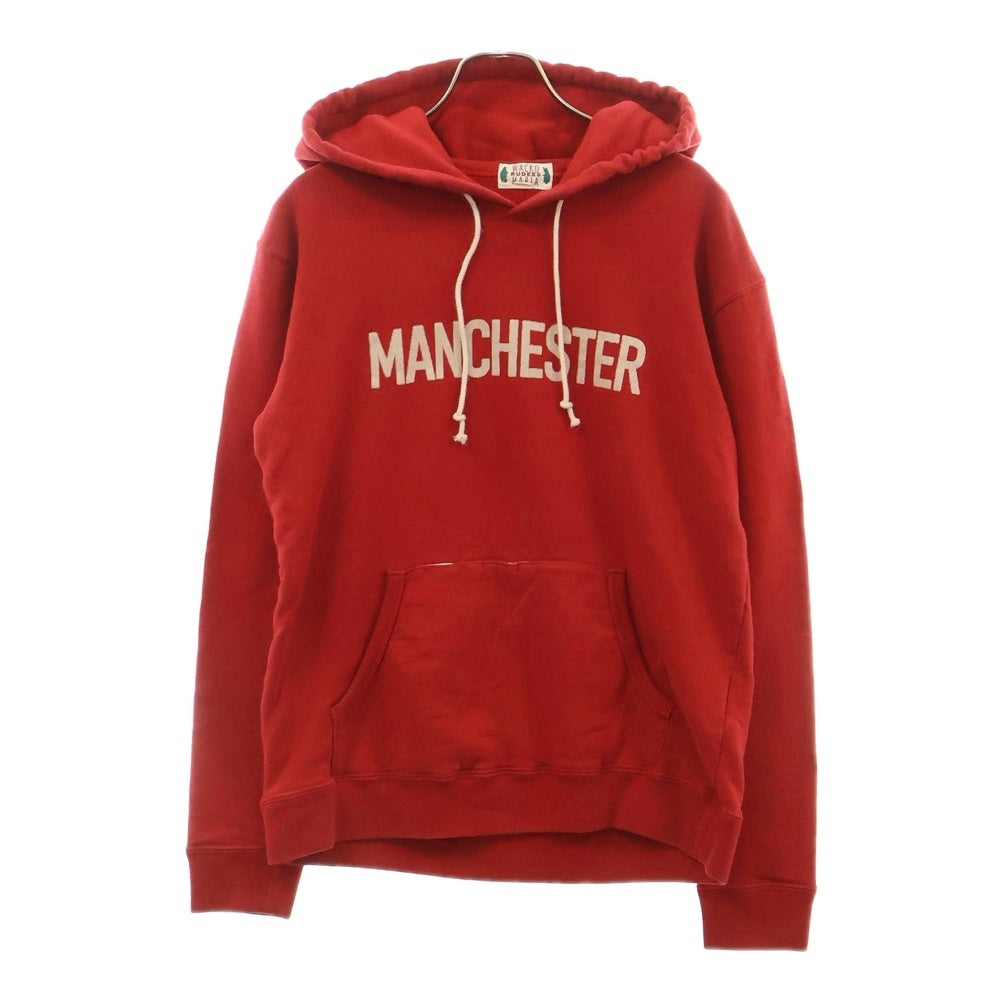WACKO MARIA(ワコマリア) MANCHESTER フロントプリント プルオーバー スウェットパーカー フーディー レッド