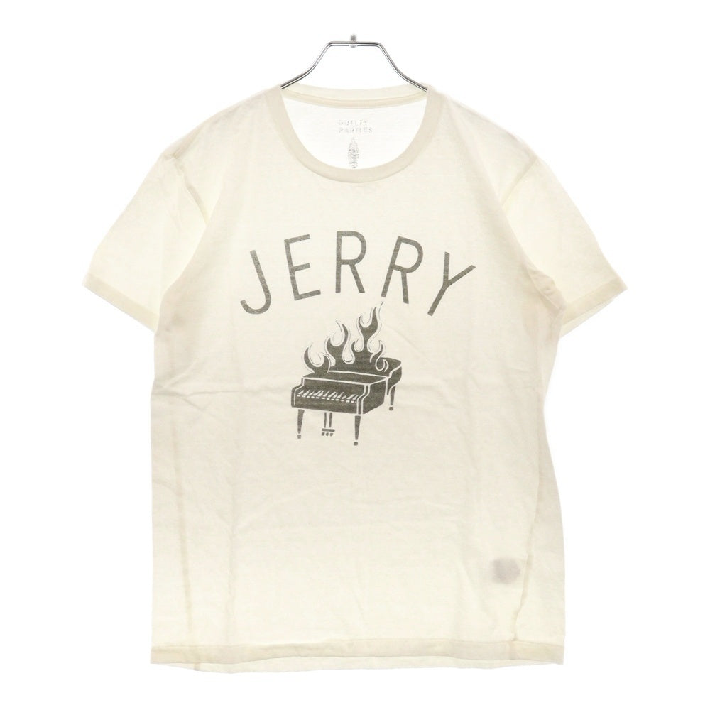 WACKO MARIA(ワコマリア) 初期 JERRY フロントプリント クルーネック 半袖Tシャツ カットソー ホワイト