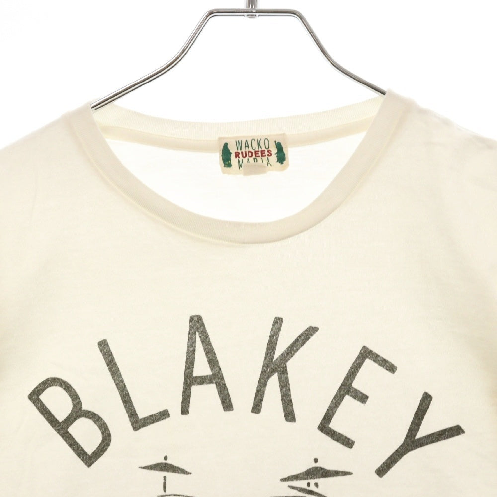 WACKO MARIA(ワコマリア) 初期 BLAKEY フロントプリント 半袖Tシャツ カットソー ホワイト
