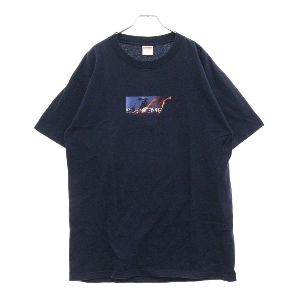 SUPREME(シュプリーム) 1998 Exodus Supreme Tee 初期 エクソダス シュプリーム 半袖Tシャツ カットソー ネイビー