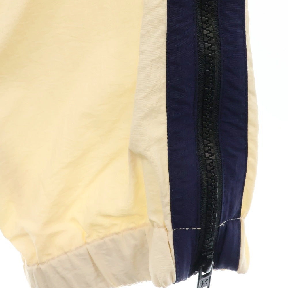 KENZO(ケンゾー) 21SS SPORT NYLON JOGPANTS ロゴプリント ナイロンジョガーパンツ アイボリー/ネイビー