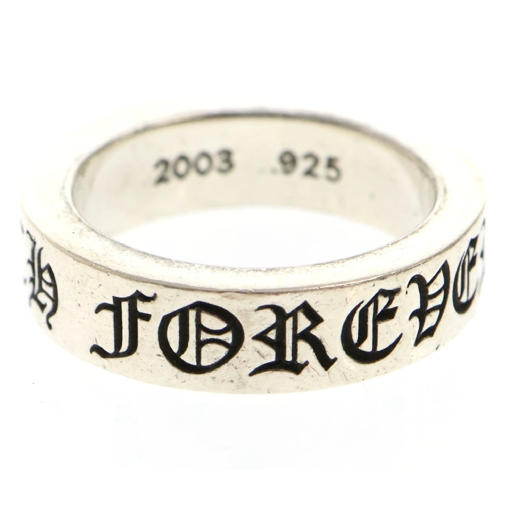 CHROME HEARTS(クロムハーツ) 6mm SPACER FOREVER 6mmスペーサーリング フォーエバーシルバー BCA337