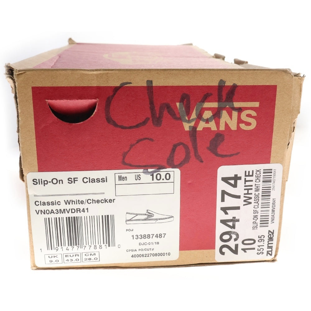 VANS(ヴァンズ) Slip-On SF Classics スリッポン クラシック ローカットスニーカー US10/28cm ホワイト VN0A3MVDR41
