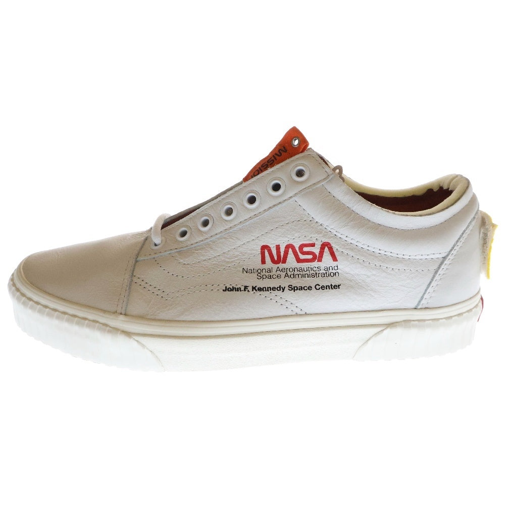 VANS(ヴァンズ) ×NASA Old Skool Space Voyager True White ナサ オールドスクール スペースボイジャー 宇宙探検 ローカットスニーカー ホワイト US9.5/27.5cm VN0A38G1UP9