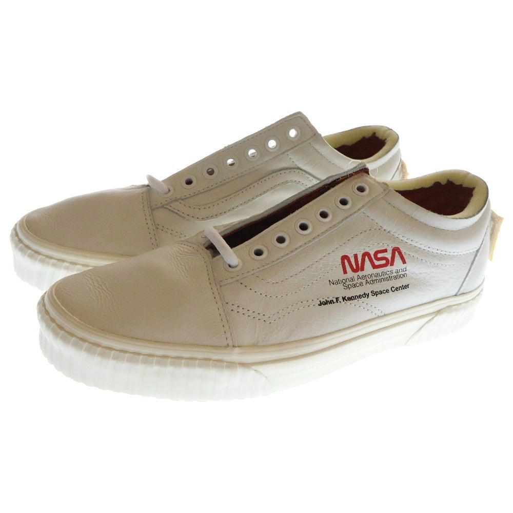 VANS(ヴァンズ) ×NASA Old Skool Space Voyager True White ナサ オールドスクール スペースボイジャー 宇宙探検 ローカットスニーカー ホワイト US9.5/27.5cm VN0A38G1UP9